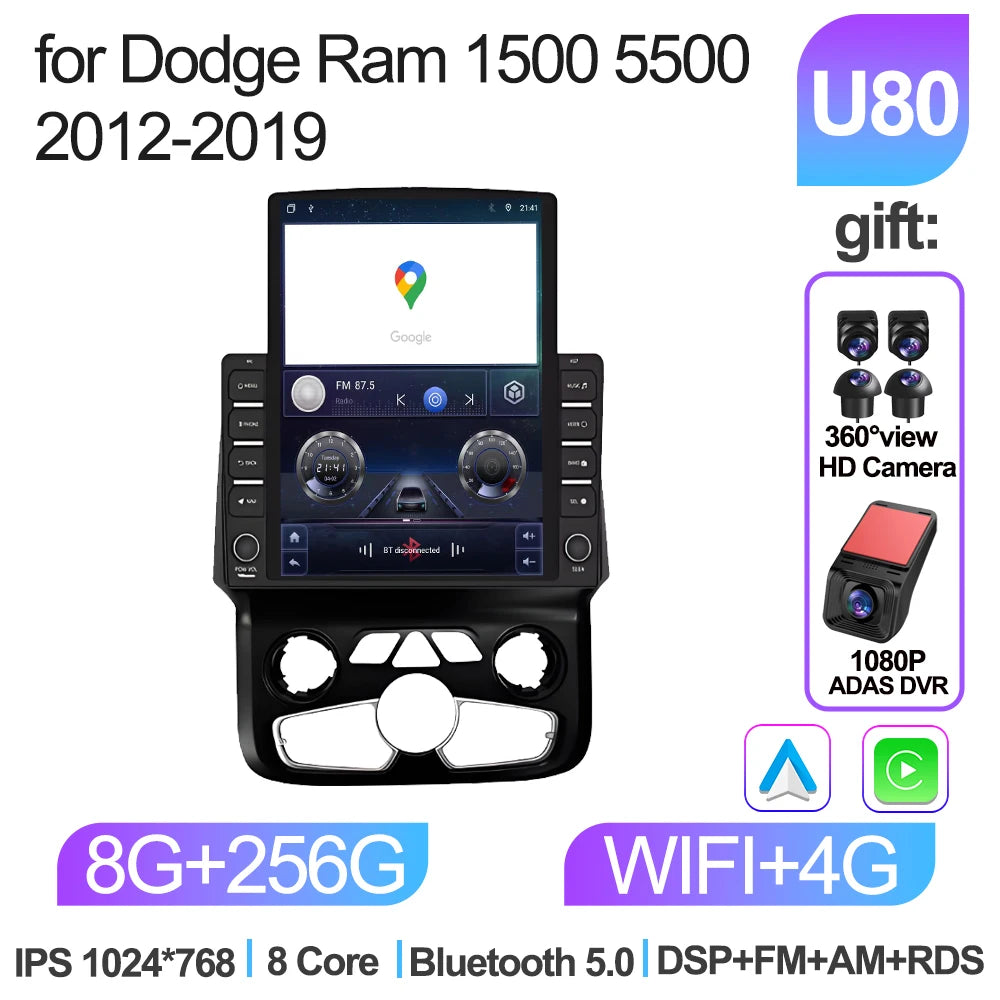 9.7-inch Android CarPlay Stereo for Dodge Ram 2012-2019 - image 38