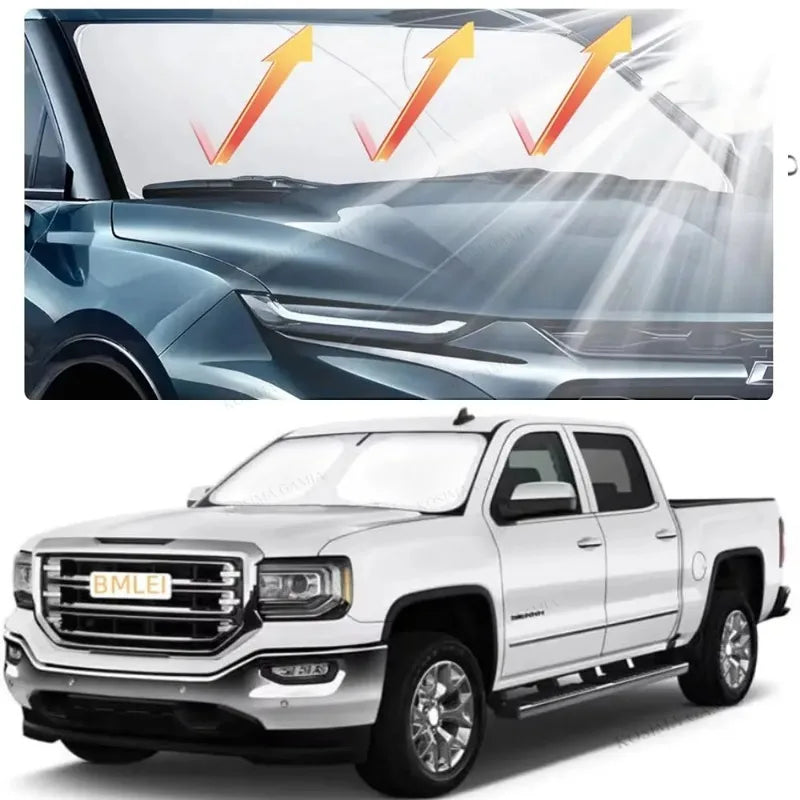 Auto Folding Sun Shade Windshield Visor Cover Car Front Window Sunshade UV Protection Summer Styling Accessories