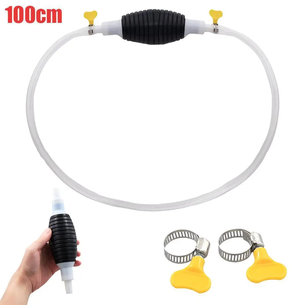 Manual Siphon Pump Portable Oil Extractor for Gasoline Diesel Liquid Transfer