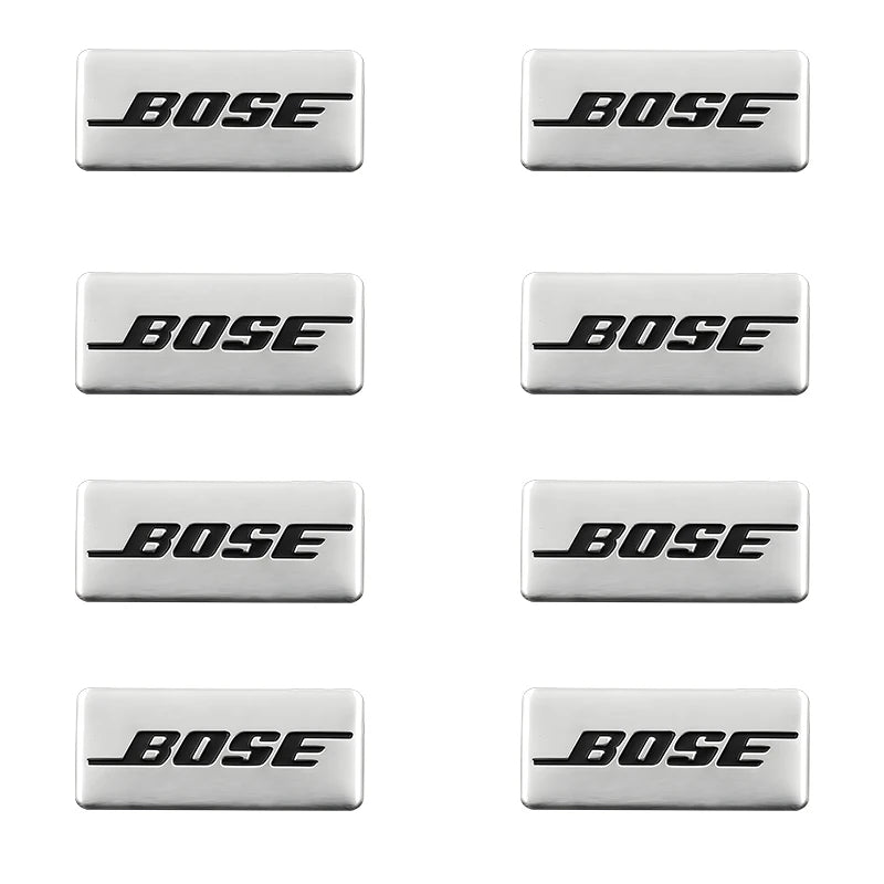 3D Aluminum Car Audio Badge Stickers - Metal Speaker Emblem - image 3