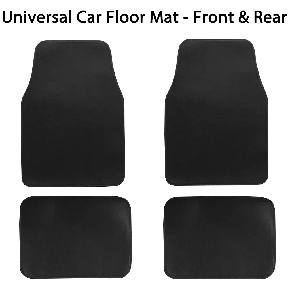 Universal Car Floor Mat Front & Rear Automotive Carpet Floor Mats For Auto SUV Sedans Vans Accessories Dirt and wear-resistant