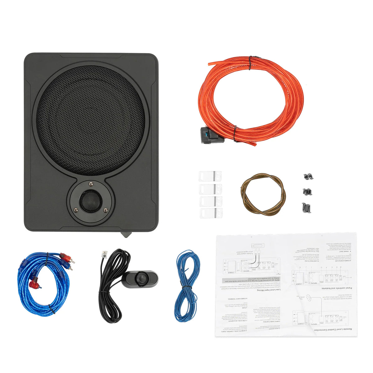 8 Inch 200W Slim Under-Seat Powered Subwoofer