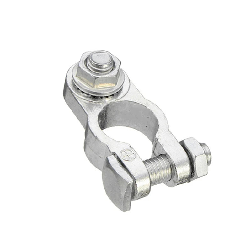 Battery Terminal Clamp Clip Connector 2Pcs Zinc Alloy Positive &Negative Pole Car Battery Terminal Clamp Clip Batteries Access