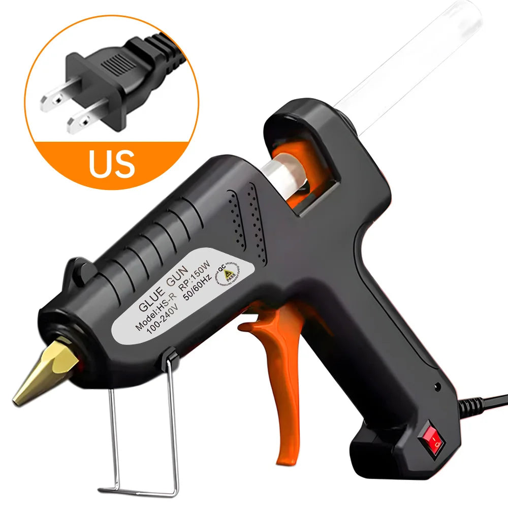 150W High-Power Hot Glue Gun Industrial-Grade DIY Hot Glue Gun 180°C Household Handheld Mini Hot Glue Gun