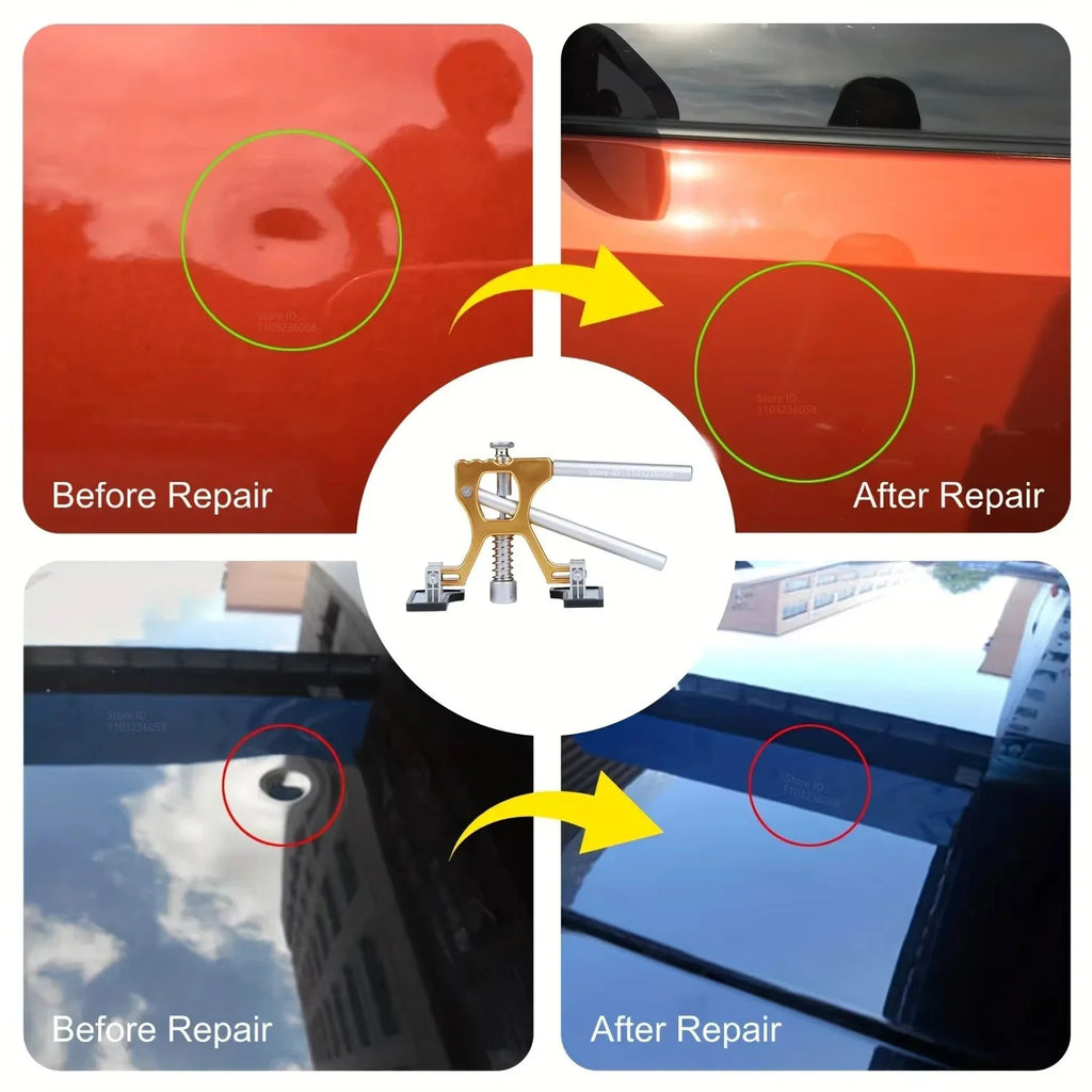 Car Body Dent Repair Kit with Glue Gun and Dent Puller