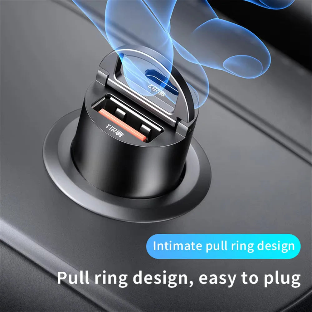 Dual USB Car Charger 30W Type-C & USB Fast Charging Adapter - image 6