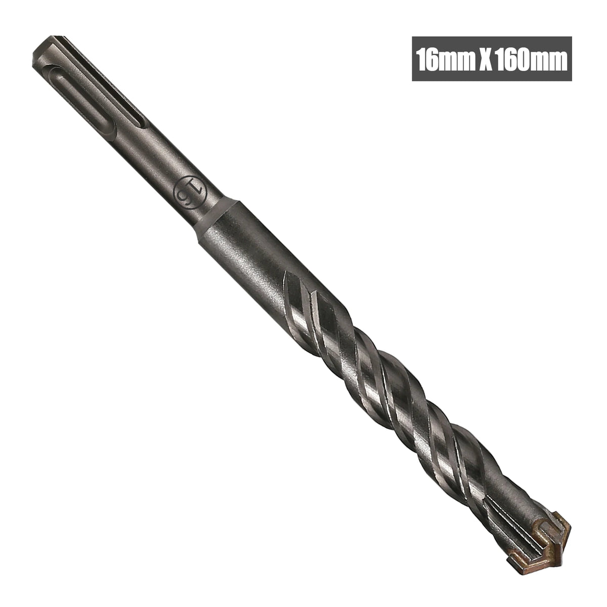 SDS Plus Masonry Hammer Drill Bit, 5-16mm x 160mm Cross Tip for Concrete