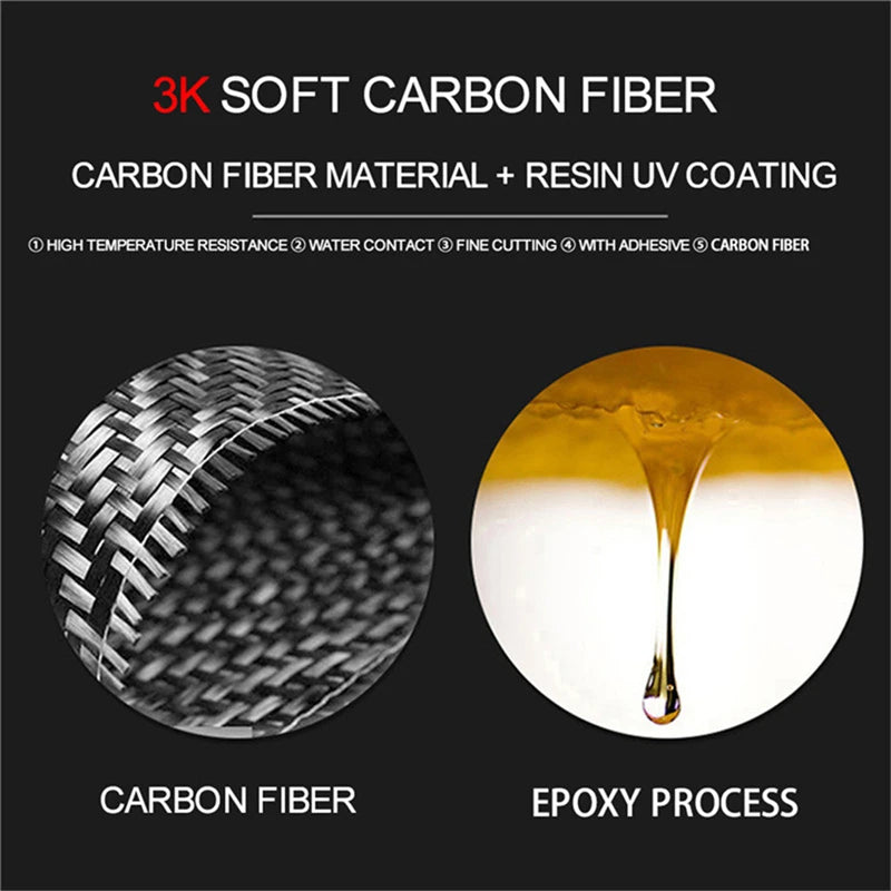 Carbon Fiber Dashboard Stickers for Toyota RAV4 2013-2015 - image 4