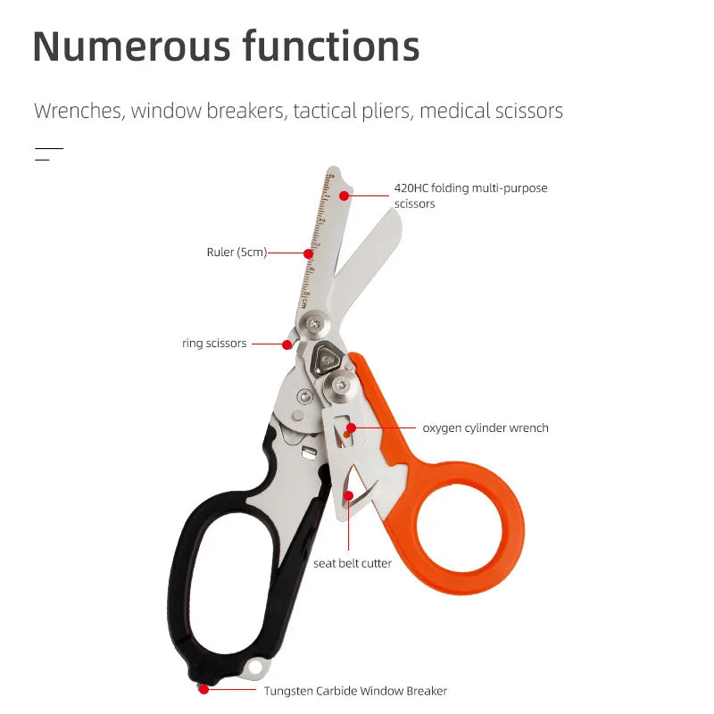6-in-1 Folding Emergency Shears & First Aid Multi-Tool - image 7