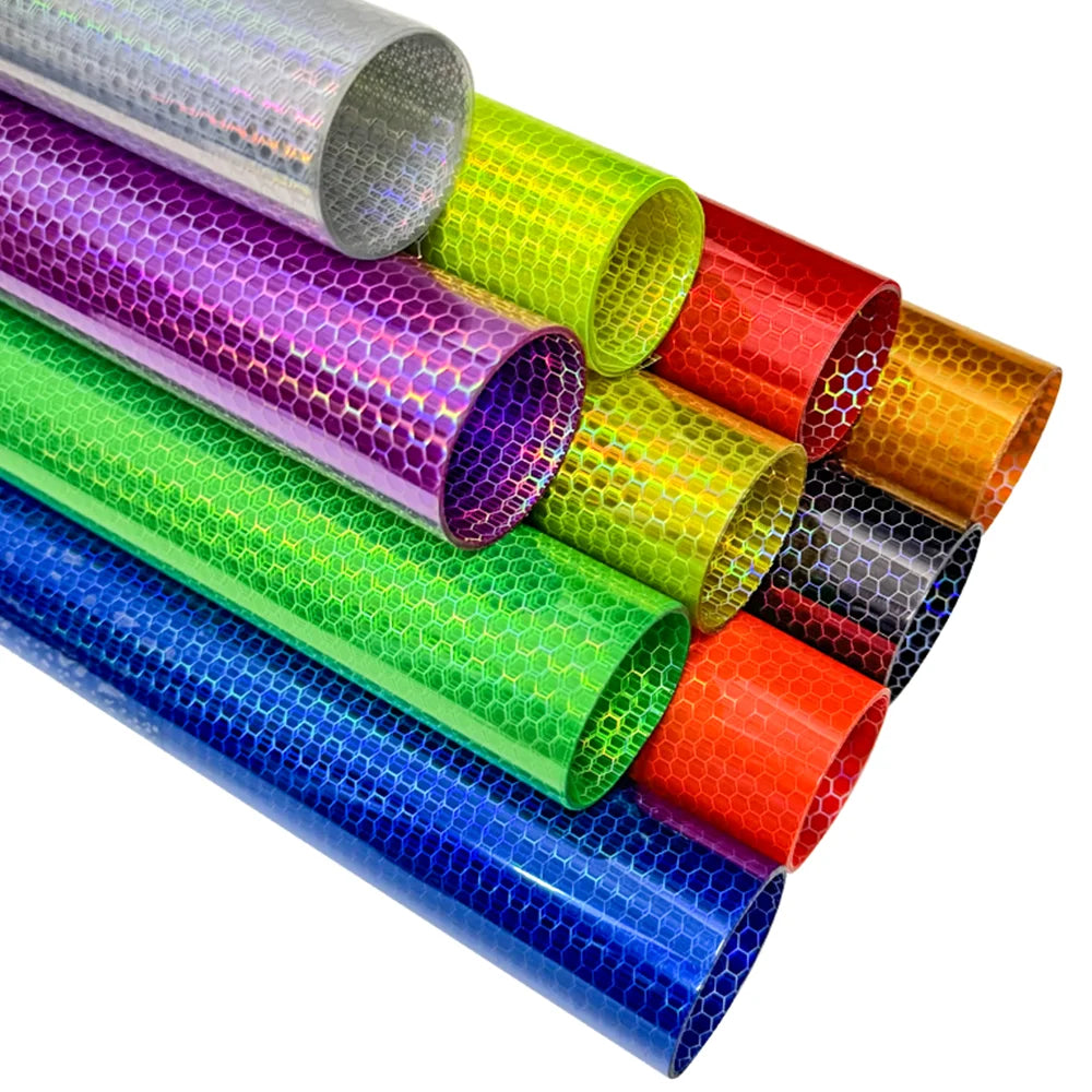 Car Headlight Taillight Honeycomb Vinyl Wrap Tint Film 30x100cm - image 6