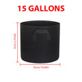 Felt Grow Bags 5/10/15 Gallon – Thickened Garden Pots