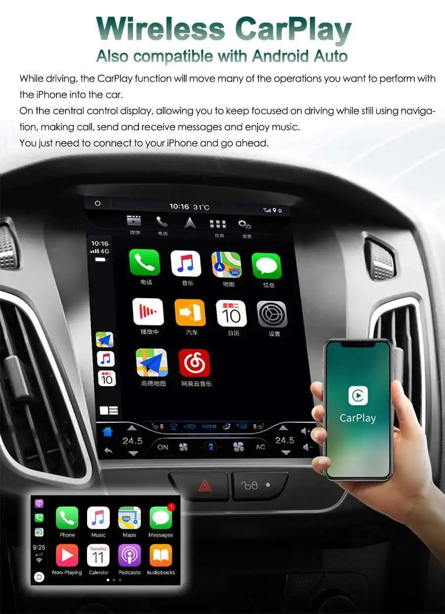 Android 14 128GB Car GPS Radio Lexus RX300/RX330/RX350/RX400h Harrier - image 38