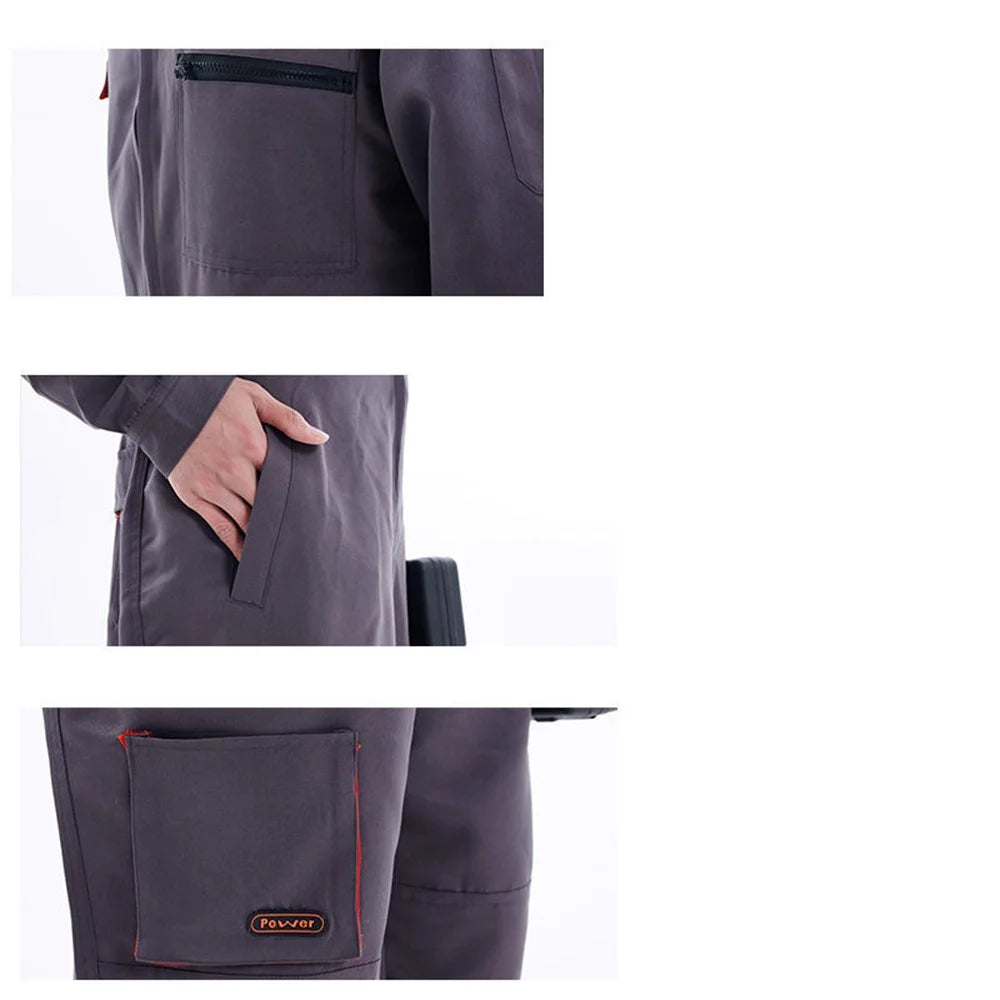 2023Work Overall Uniform Men Women Working Coveralls Welding Suit Car Repair Workshop Mechanic Plus Size Clothes