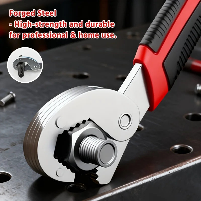 Universal Adjustable Wrench Tool: Multifunctional Double-Ended Pipe Wrench & Adjustable Pliers for All Your DIY Needs!
