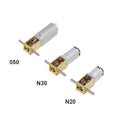 Micro Worm Gear Motor - Dual Shaft DC 3V-12V for DIY Projects