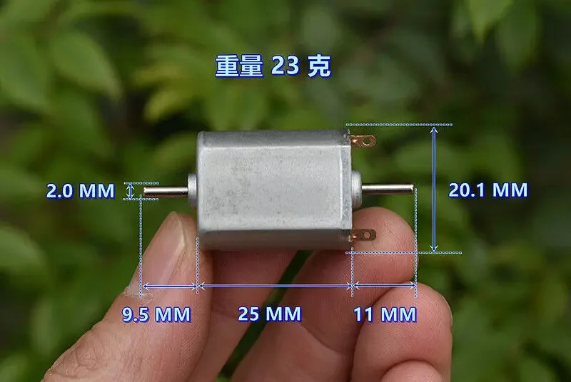 High-Speed Mini 5-Pole DC Motor 12V-24V for RC Car Boat - image 4
