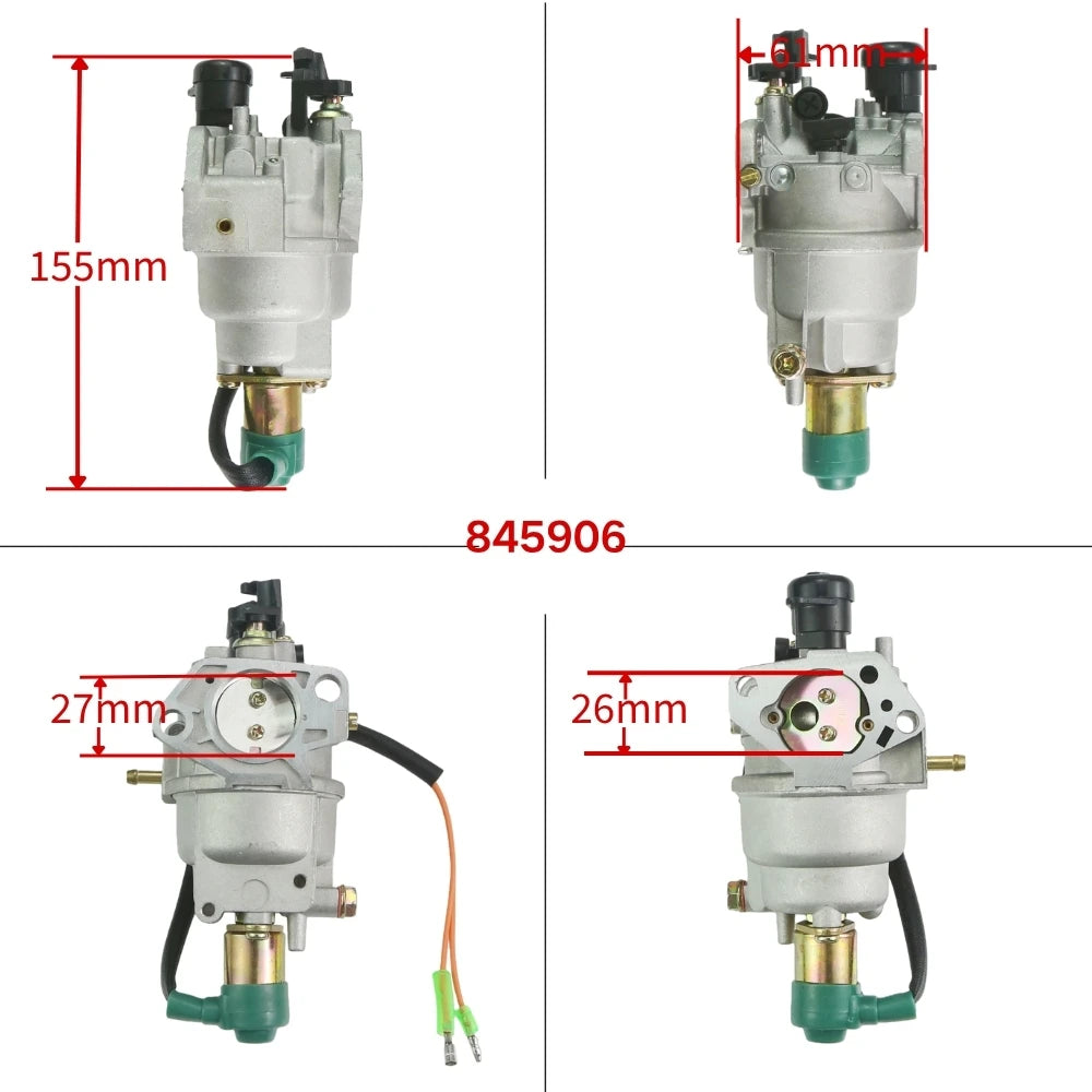 Replacement Carburetor for Honda GX340 GX390 Generator with Solenoid - image 2