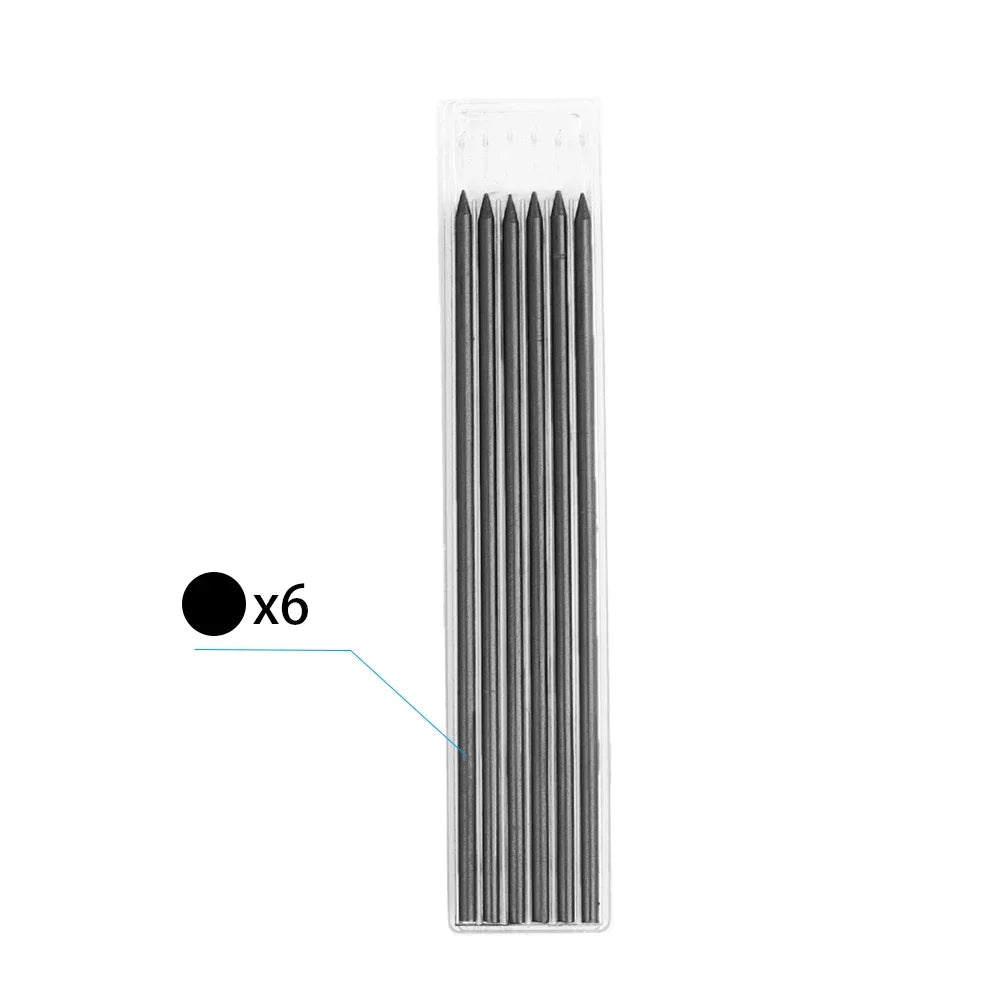 3-Color Carpenter Pencil Set with Sharpener & Refills - image 21