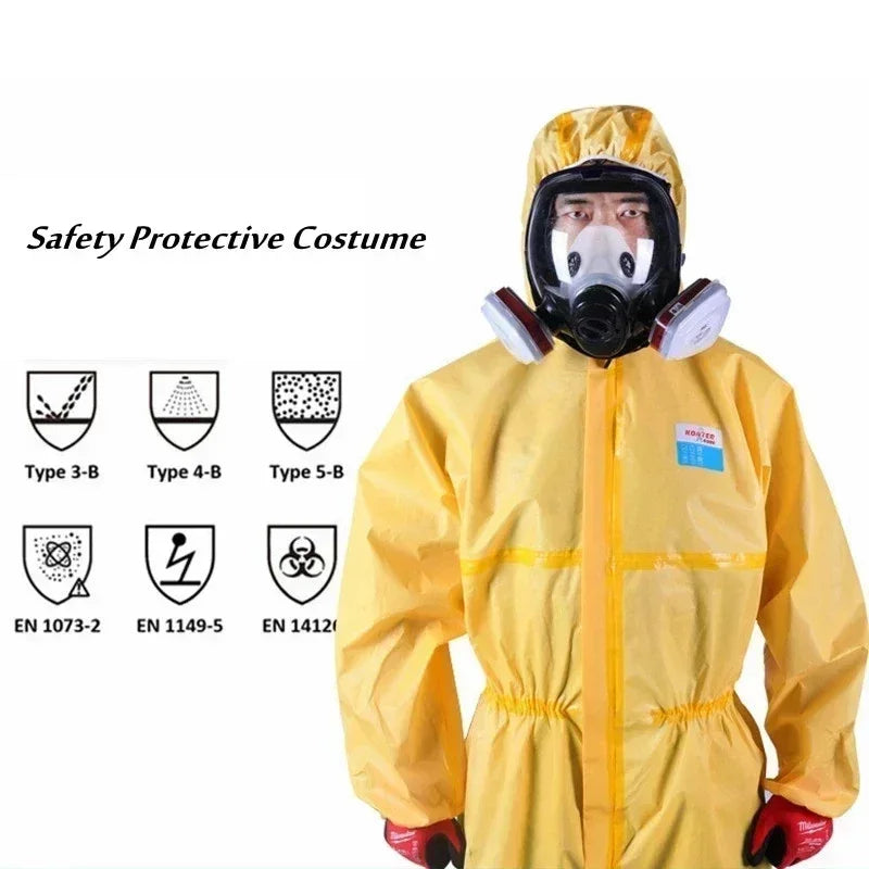 Chemical Work Coverall Protective Suit Hazardous Liquid Proof Sulfuric Acid And Alkali Resistant Protection Clothing