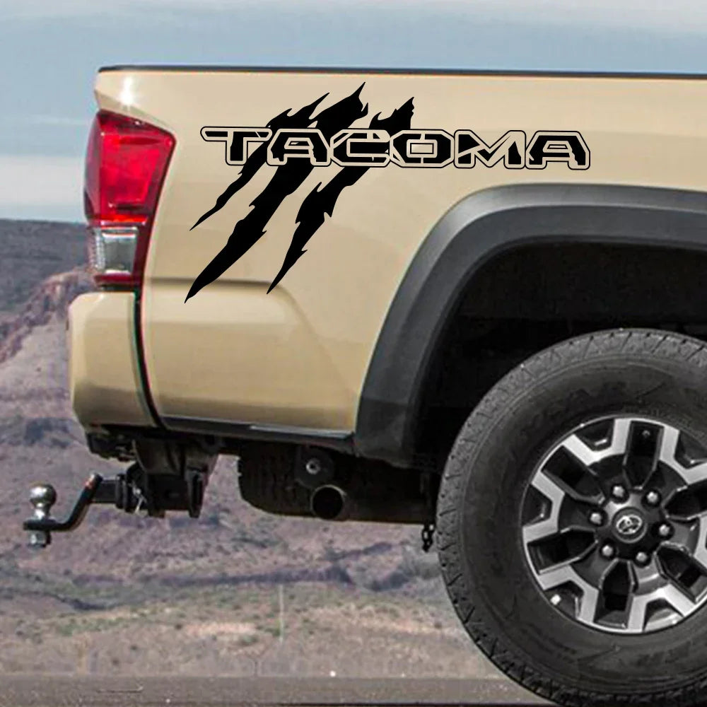 Toyota Tacoma Claw Style Decals – Set of 2 Truck Body Stickers