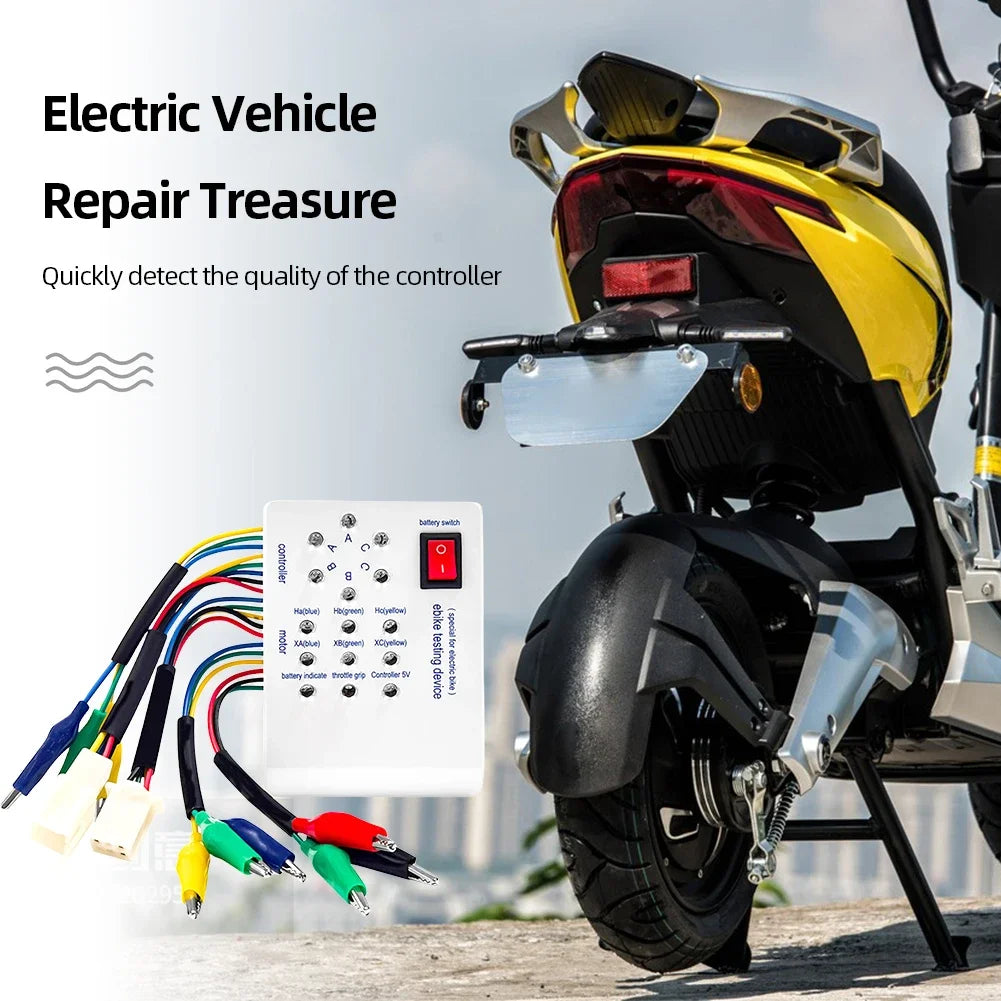 Electric Bike Controller Tester E-bike Scooter Brushless Controller Motor Controller Change Braking Direction Accessories Parts