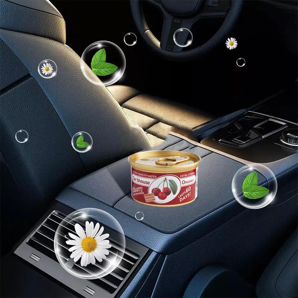 Bubble Gum Scent Car Air Freshener Can, Long-Lasting Odor Eliminator