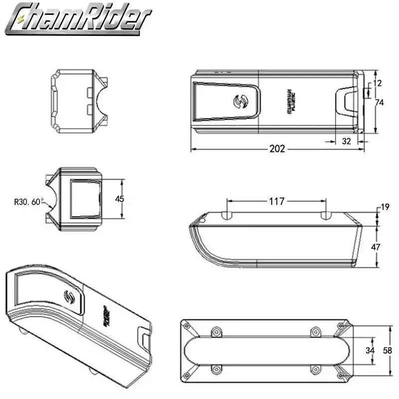 Controller Case for Ebike Conversion Kit, Controller Box, Control Holder, Plastic Box