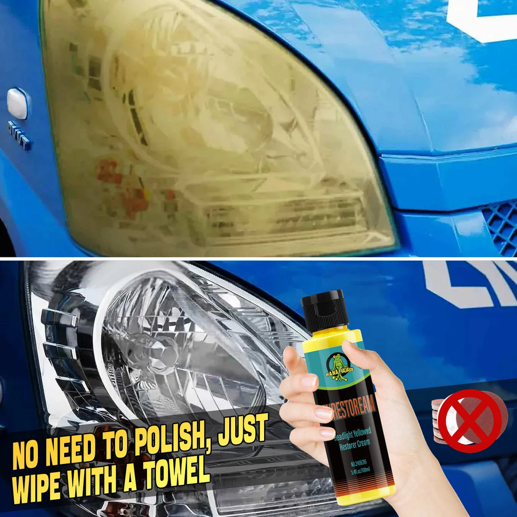 Headlight Restoration Polish for Yellowed Headlights
