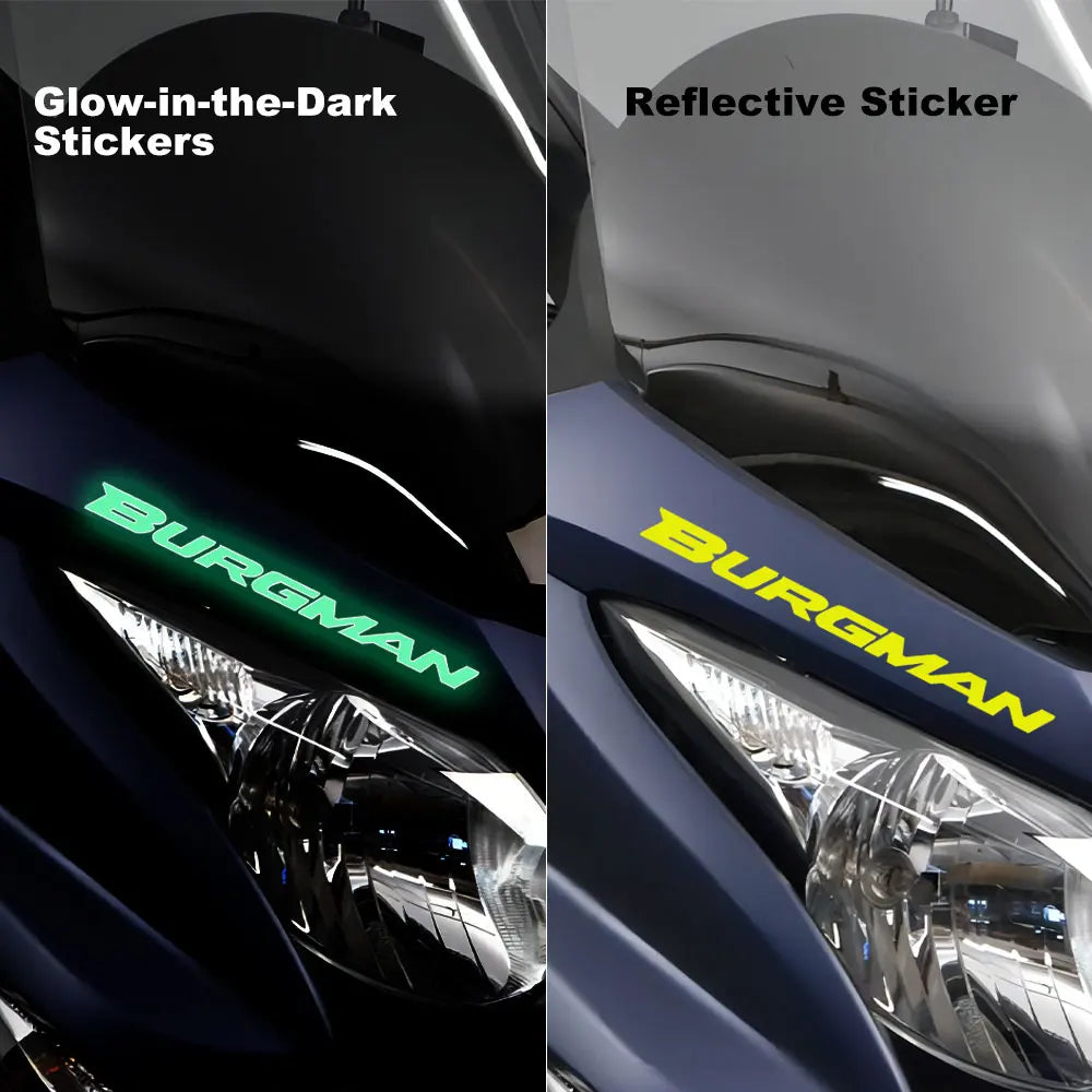 Glow Motorcycle Decals for Suzuki Burgman 125, 250, 400 and 650 - view 5