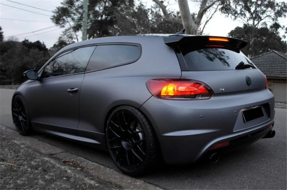 Matte Dark Grey Vinyl Car Wrap Film - Bubble Free & Durable - image 3