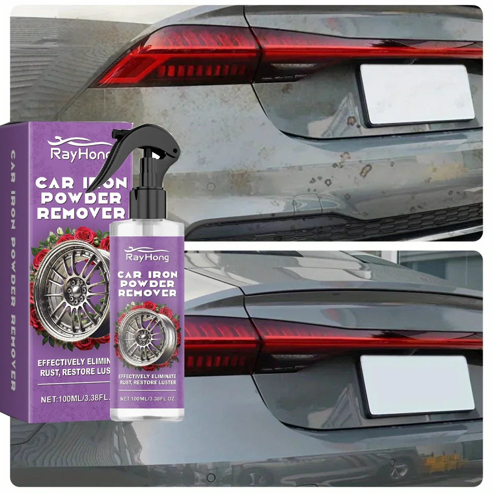 Iron Powder Remover Spray for Car Paint and Wheels