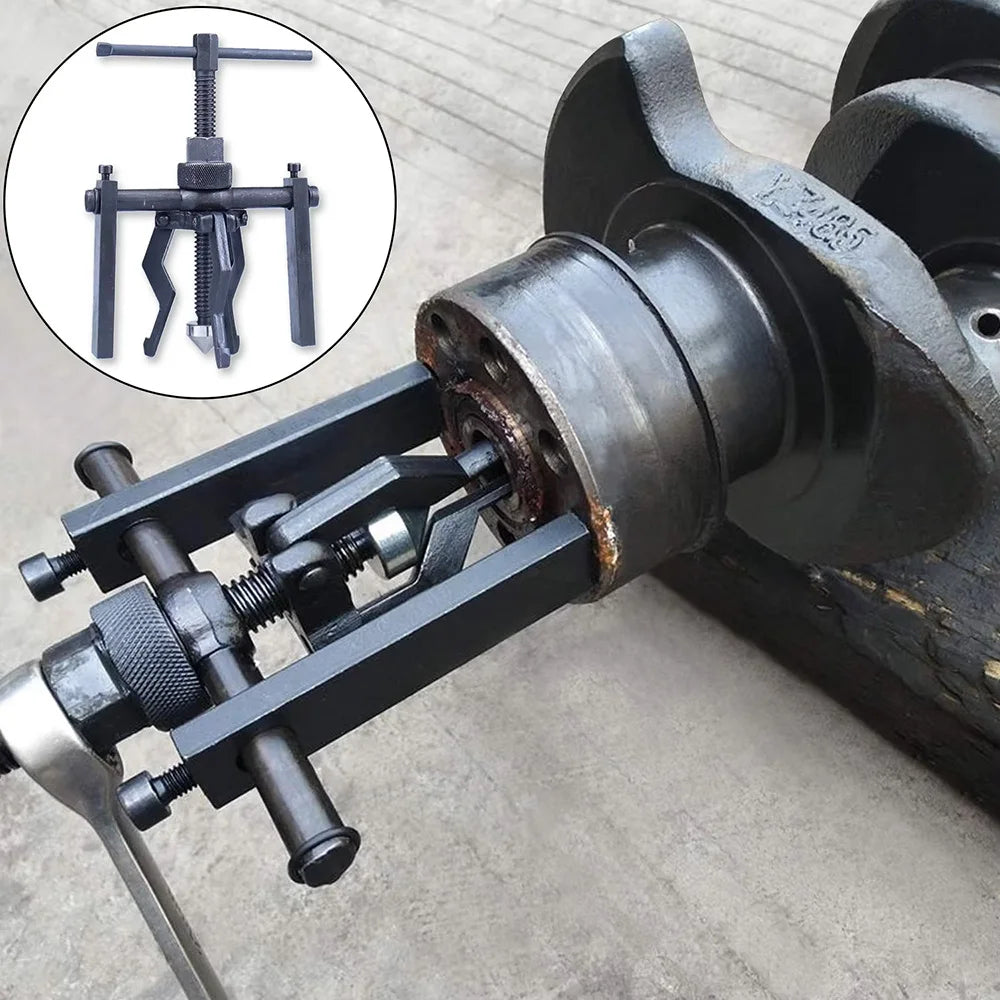 Car Inner Bearing Puller Gear 3-Jaws Extractor Heavy Duty Hand-Held Removal Tool