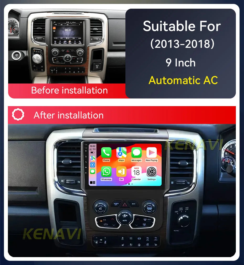 9" Android 12 Car Stereo for Dodge Ram 1500-3500, 6GB+128GB - image 8