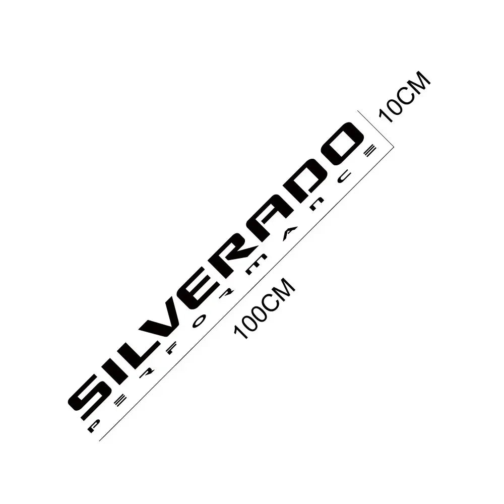 Chevrolet Silverado 1500/2500 Truck Front Windshield Vinyl Decal - image 6