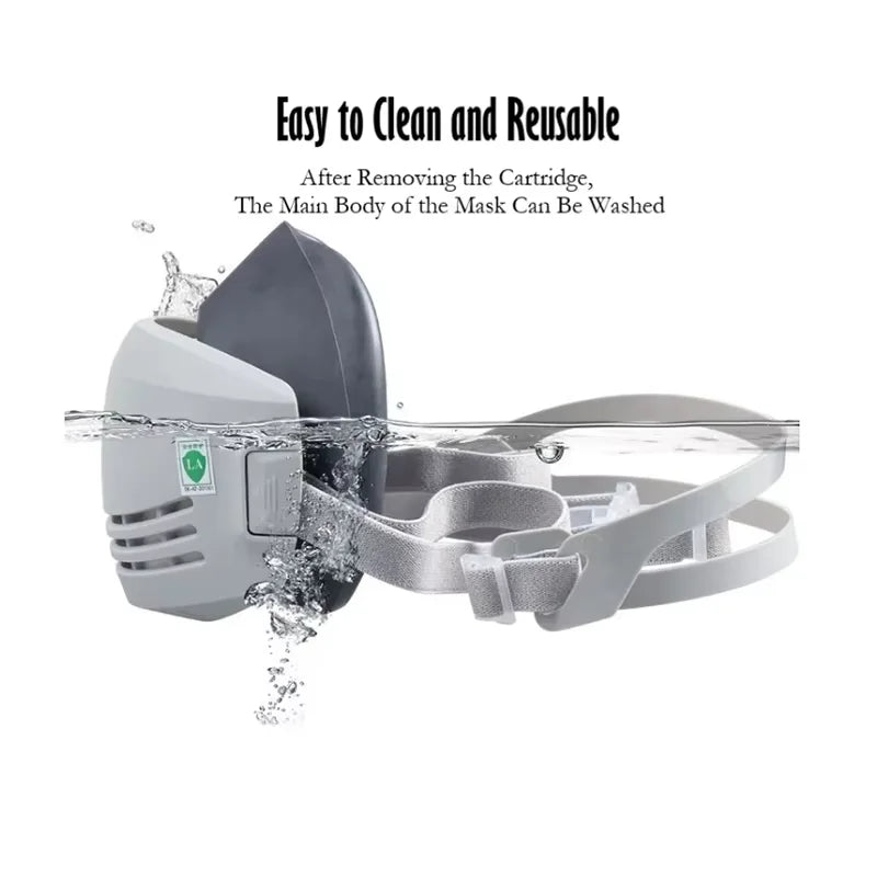 Half Face Dust-Proof Respirator Mask with Filter Cotton for Construction