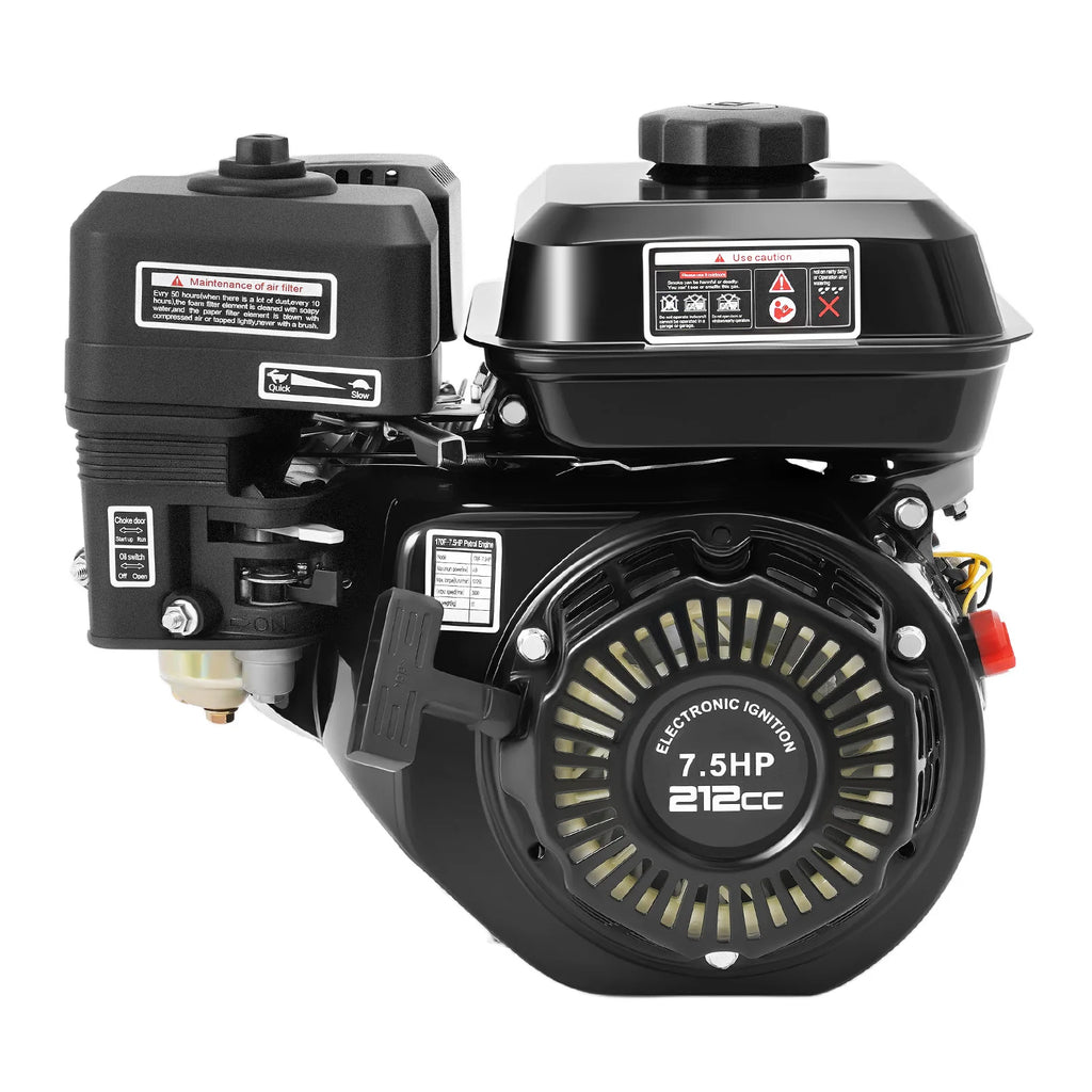 7.5HP 212cc 4-Stroke Gas Engine with Pull Start