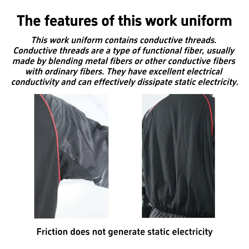 Protective Working Coverall Workers Uniform Men Women Welding Suit Car Mechanic Jumpsuit Spray Paint Anti-Static Clothes