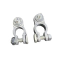 1 Pair Battery Terminal Clamp Zinc Alloy Positive & Negative Pole Auto Car Screw Connector Car Battery Terminal Clamp