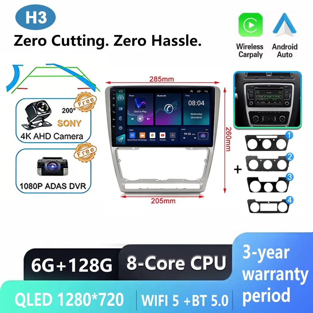 10-Inch Android Car Stereo for Skoda Octavia 2004-2013 - image 27