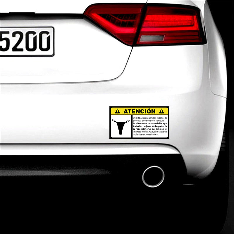 Decorative Vinyl Trunk Sticker for Cars, 13-23cm