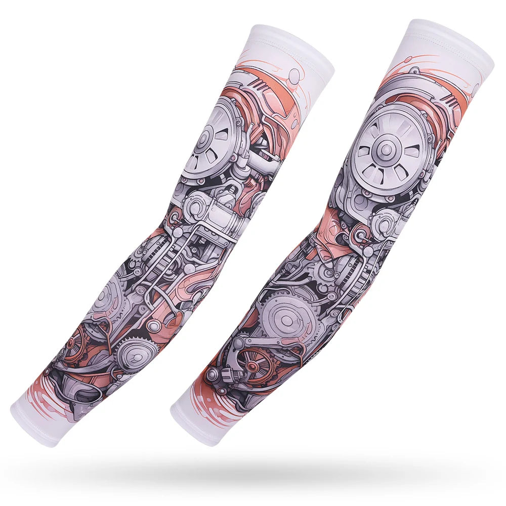Breathable UV-Protection Tattoo Arm Sleeves - image 33