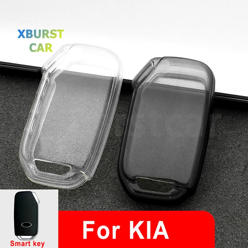 Clear TPU Key Fob Cover for Kia Sportage, Sorento, Telluride & More