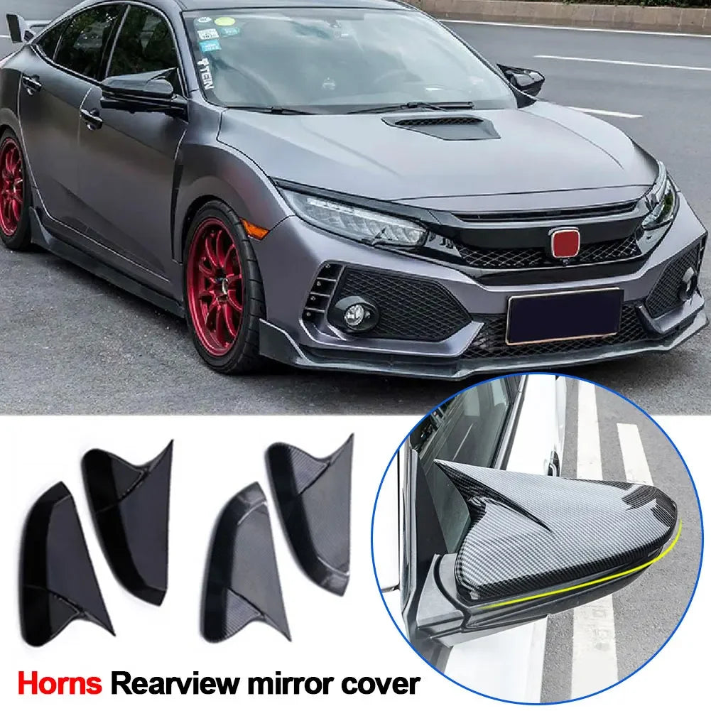 Carbon Fiber Mirror Covers for 2016-2019 Honda Civic