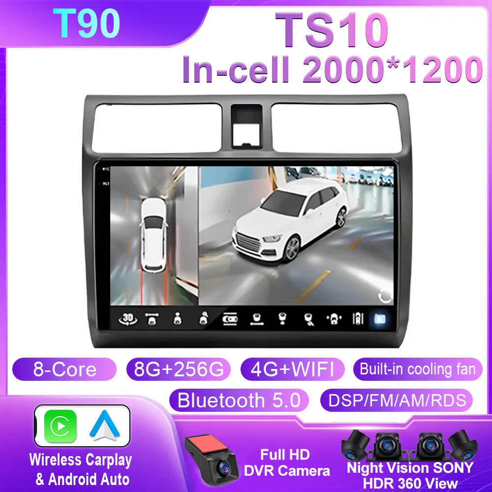10 Inch Android Car Stereo for Suzuki Swift 2003-2010 with CarPlay - image 33