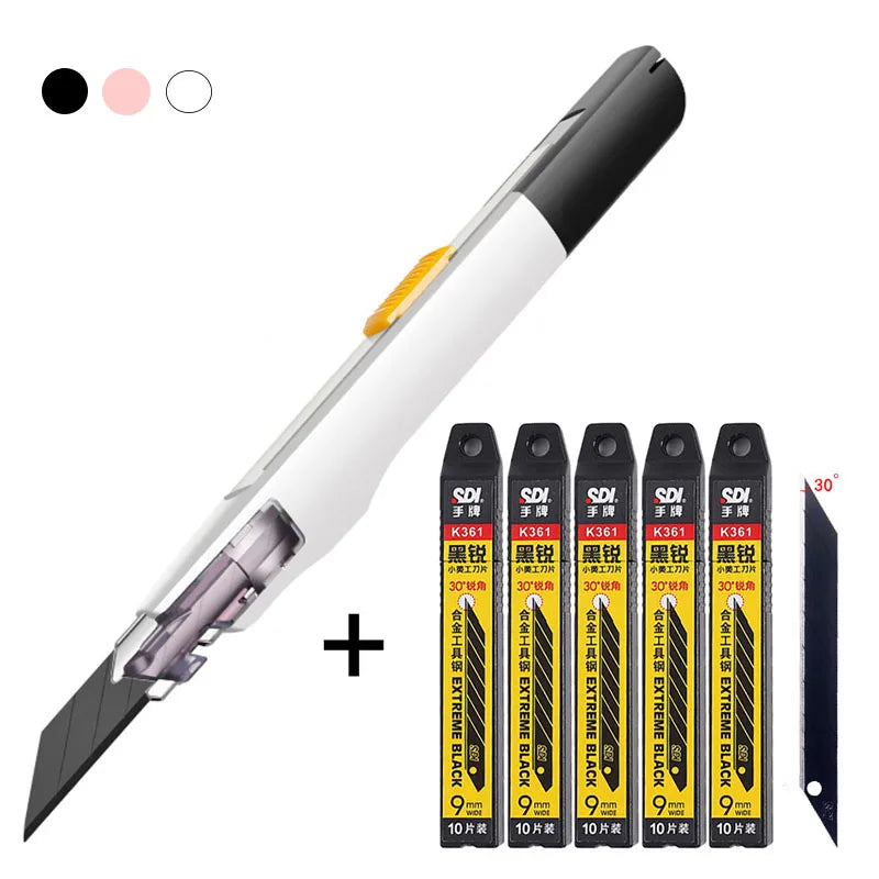 Retractable Utility Knife for Vinyl Wrap & Window Tint Cutting - image 8