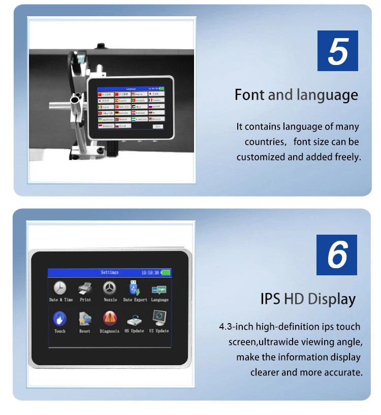 DCODE Industrial Online Inkjet Printer 12.7/25.4mm QR Barcode Date - image 13