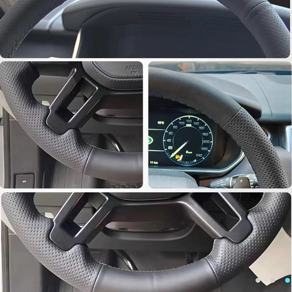 Microfiber Leather Steering Wheel Cover for Chevy Cruze, Aveo, Orlando - image 10