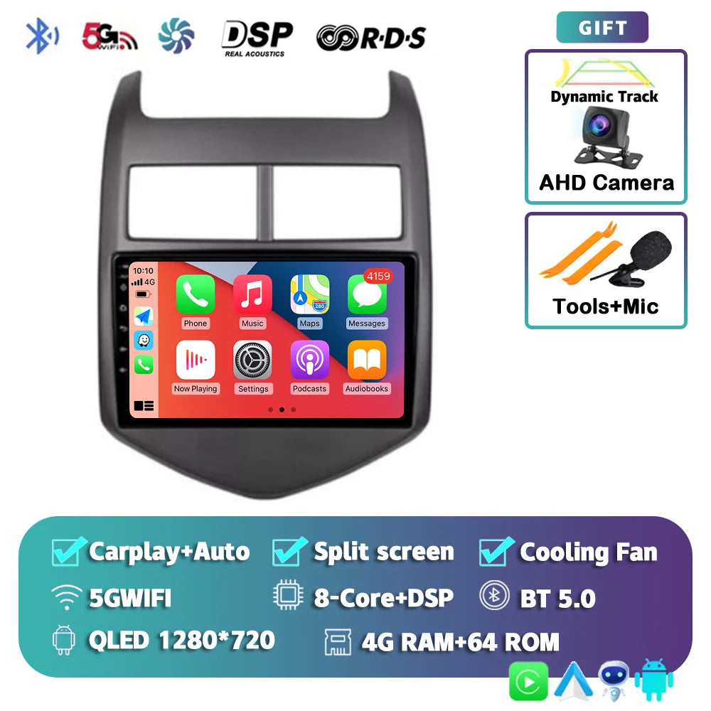 9-Inch CarPlay & Android Auto Radio for Chevy Aveo/Sonic (2011-2015) - image 49