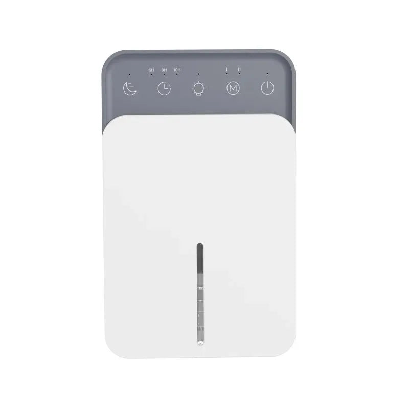 Quiet home dehumidifier and air dryer for damp and odour control in a bedroom or office