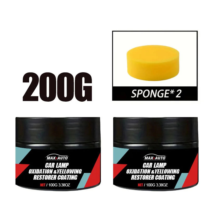 Headlight Restoration Polishing Paste